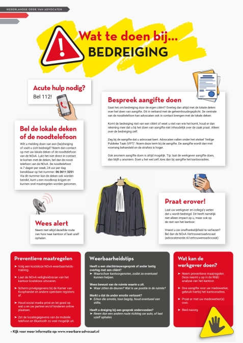 Wat te doen bij bedreiging